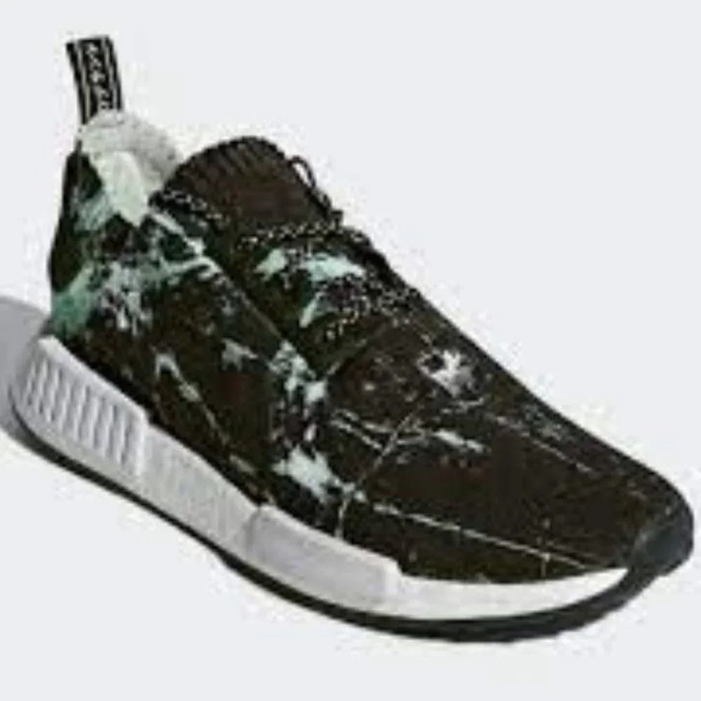 Adidas NMD R1 Primeknit Mint Marble Sneakers NWT - Picture 9 of 9